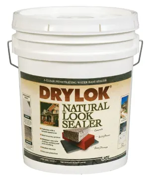 Drylok 22115 Natural Look Sealer, Clear, Liquid, 5 gal, Pail :PAIL: QUANTITY: 1