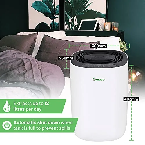 Meaco MeacoDry ABC Dehumidifier (Black) 12L (New)