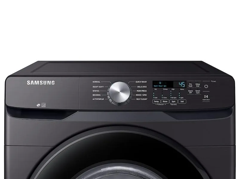 Samsung WF45T6000AV 4.5 cu. ft. Front Load Washer with Vibration Reduction Technology  in Brushed Black